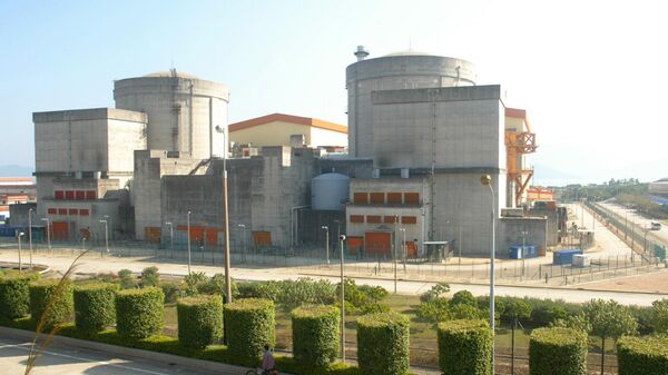 Usina nuclear chinesa, em Shenzhen, província de Guangdong - Sputnik Brasil