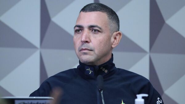 O ex-comandante da Polícia Militar do Distrito Federal (PMDF) Fábio Augusto Vieira presta depoimento à CPI do 8 de Janeiro. Brasília (DF), 29 de agosto de 2023 - Sputnik Brasil