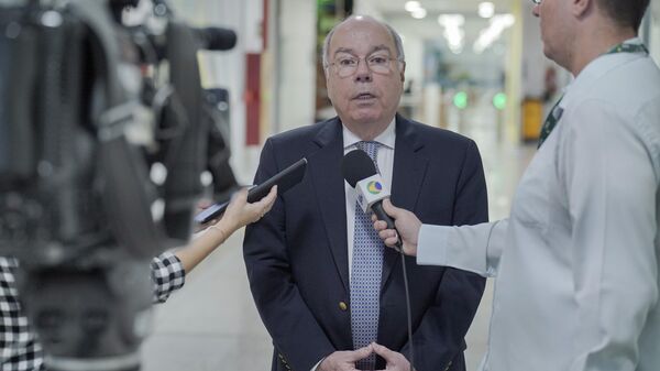 O ministro das Relações Exteriores, Mauro Vieira, durante entrevista ao programa Bom dia, Ministro, nos estúdios da EBC, 6 de setembro de 2023 - Sputnik Brasil