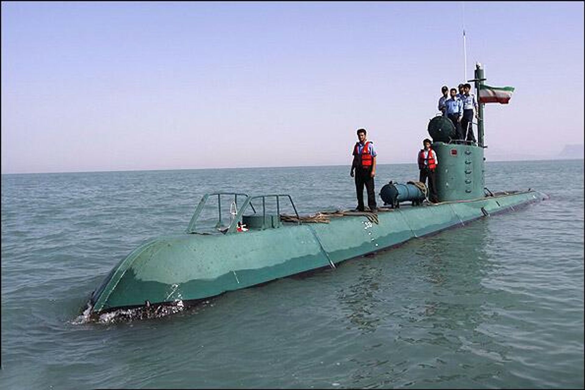Submarino da classe Ghadir do Irã, uma versão construída sob licença do submarino da classe Yono da Coreia do Norte - Sputnik Brasil, 1920, 09.09.2023