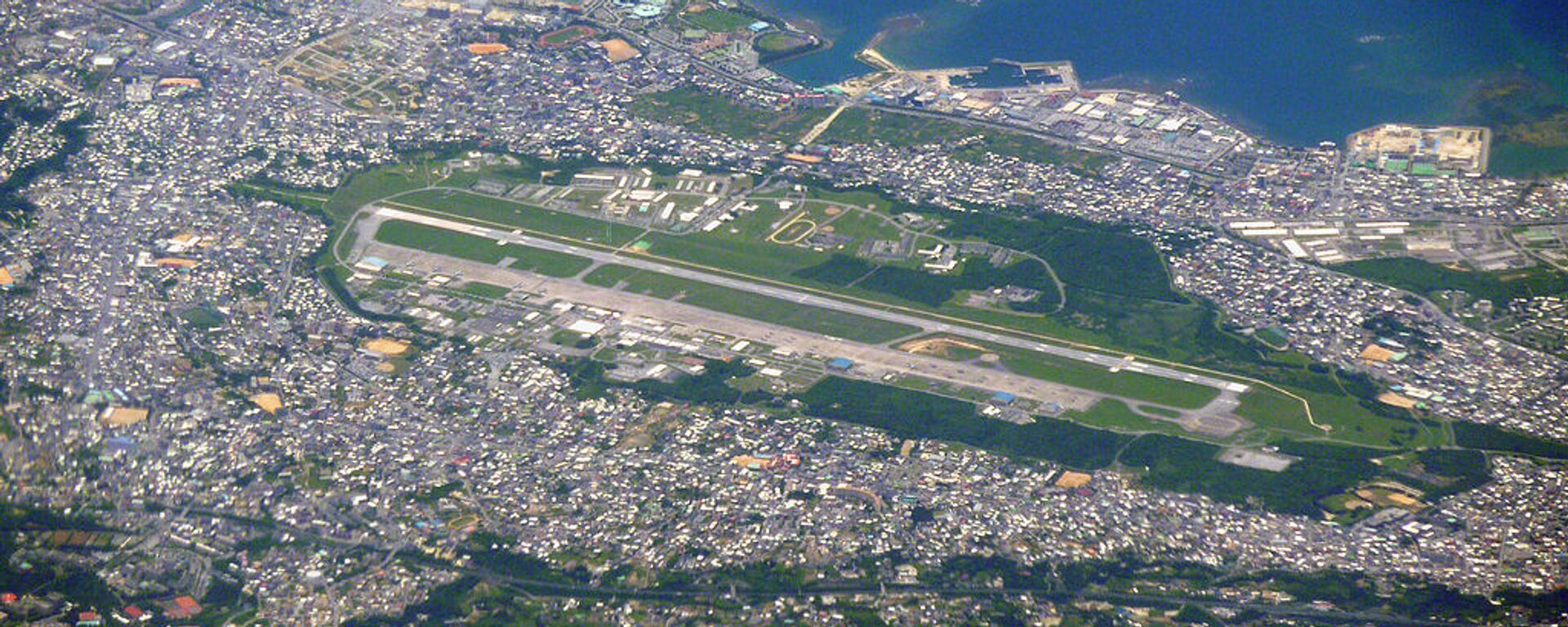 Estação do Corpo de Fuzileiros Navais Futenma, em Ginowan, Okinawa - Sputnik Brasil, 1920, 13.09.2023