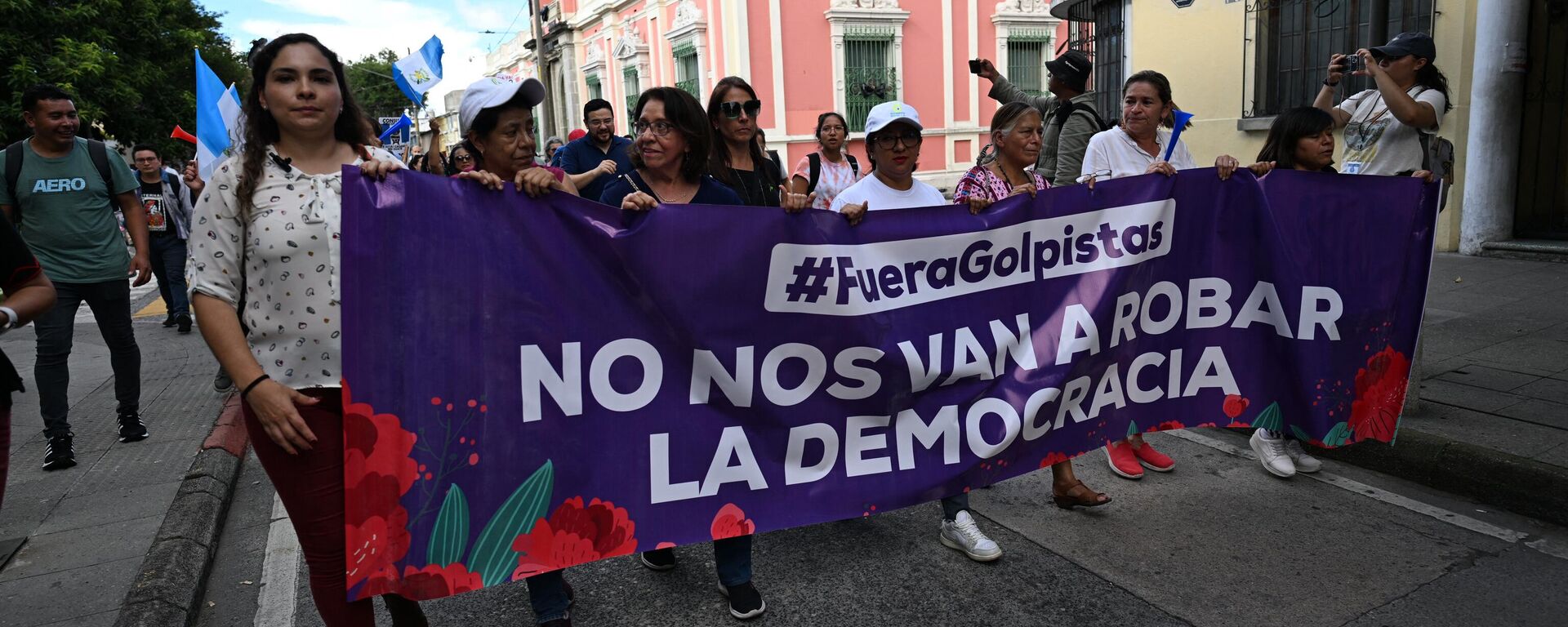 Protestos na Guatemala em prol dos resultados das eleições de agosto de 2023 - Sputnik Brasil, 1920, 02.10.2023