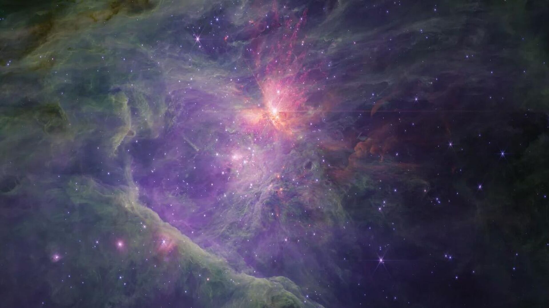 Imagem do interior da Nebulosa de Órion - Sputnik Brasil, 1920, 03.10.2023