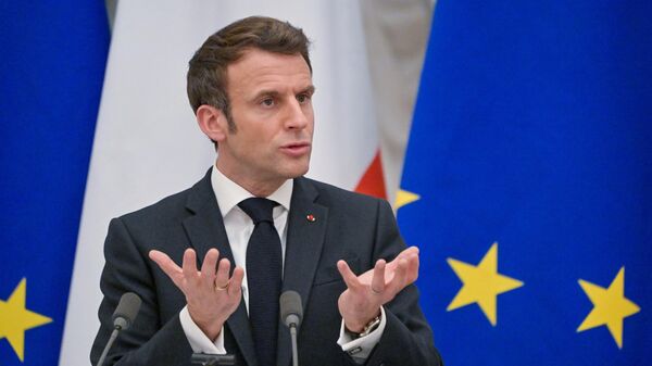 O presidente da França, Emmanuel Macron - Sputnik Brasil