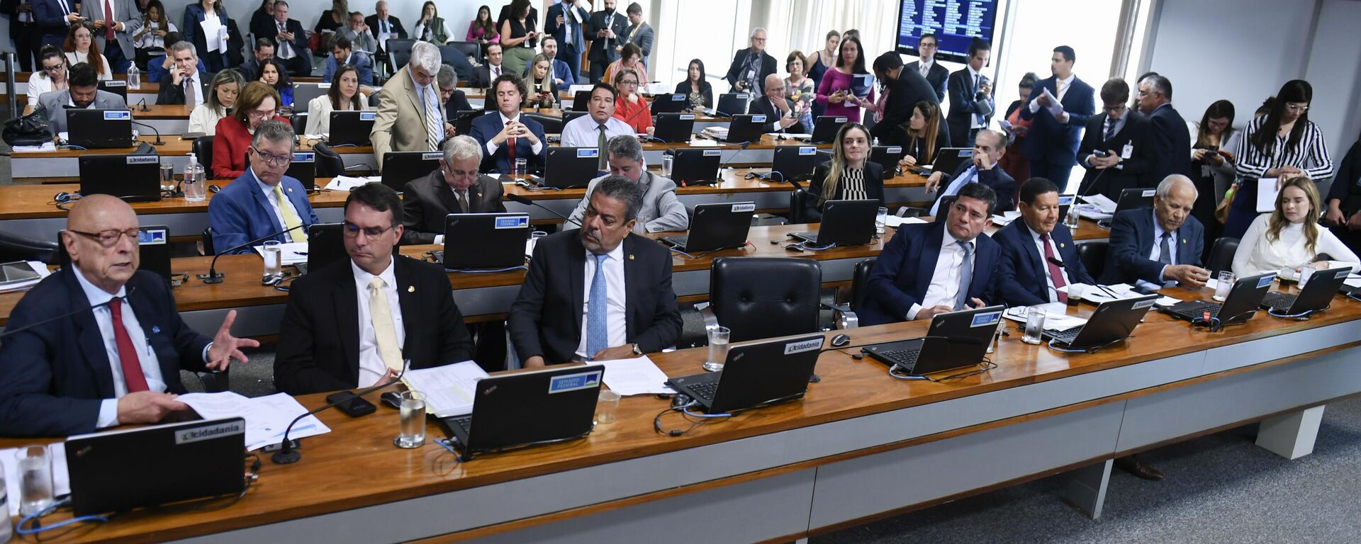 Comissão de Constituição, Justiça e Cidadania (CCJ) do Senado durante reunião. Brasília (DF), 30 de agosto de 2023 - Sputnik Brasil, 1920, 04.10.2023