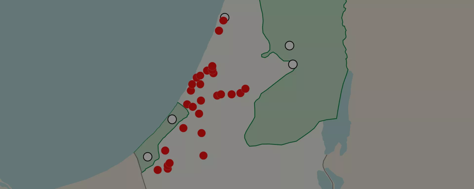 Escalada do conflito palestino-israelense: veja mapa dos confrontos na Faixa de Gaza - Sputnik Brasil, 1920, 07.10.2023