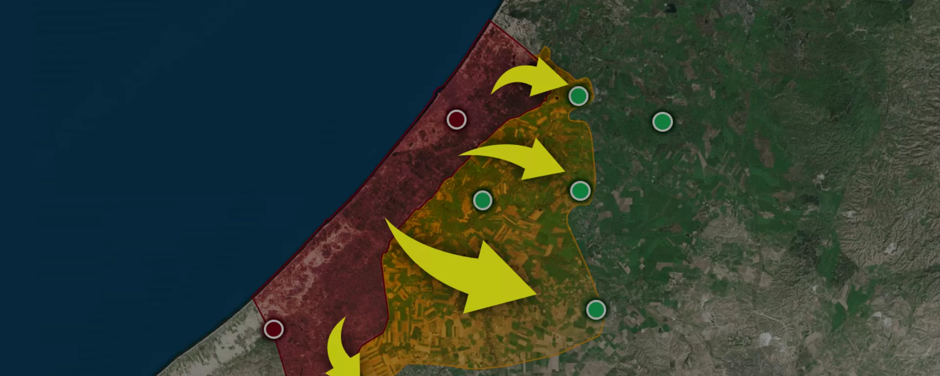 Avanço do Hamas em Israel: confira mapa atualizado - Sputnik Brasil, 1920, 08.10.2023