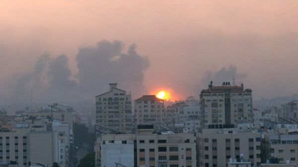 Bombardeio de Israel na Faixa de Gaza, 9 de outubro de 2023 - Sputnik Brasil