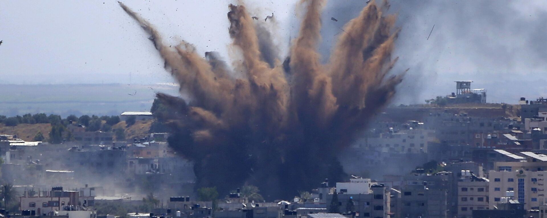 Tensões entre Israel e Hamas já provocaram diversos ataques na Faixa de Gaza nos últimos anos. Foto publicada em 13 de maio de 2021 - Sputnik Brasil, 1920, 15.10.2023