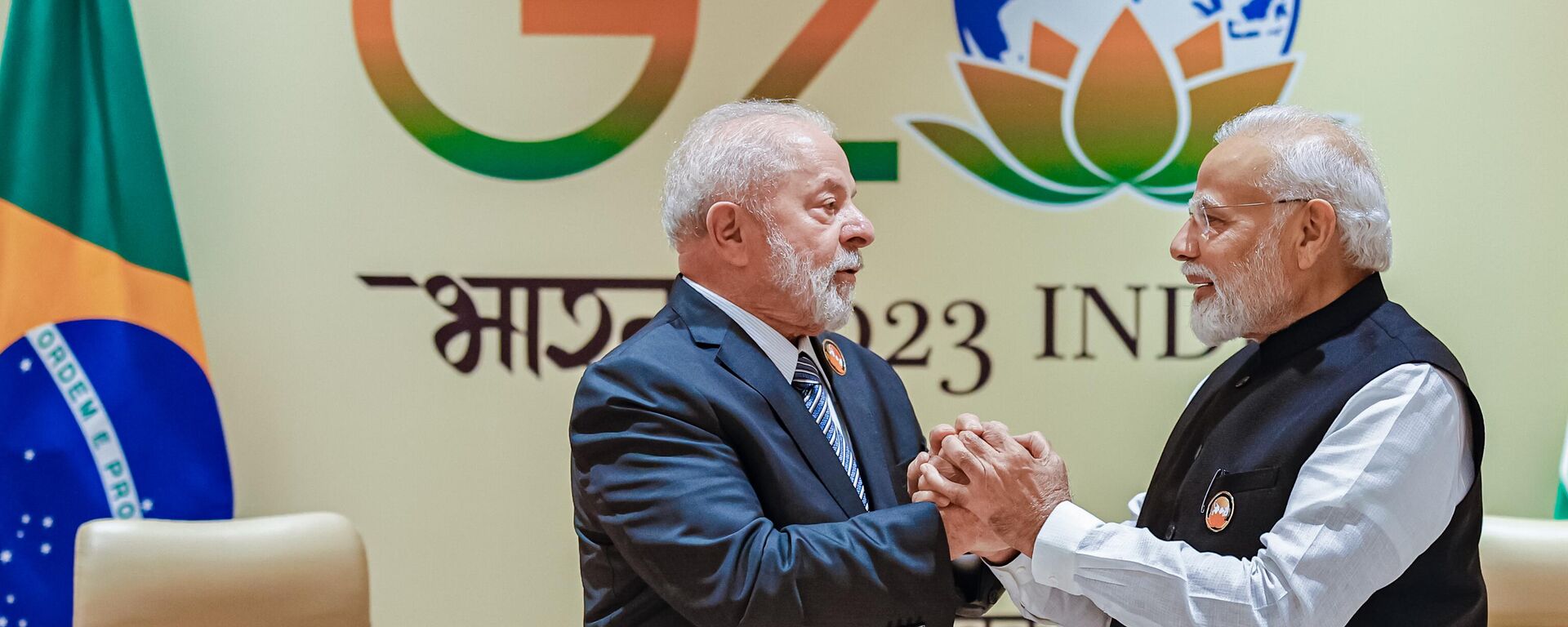Reunião com o Primeiro-Ministro da República da Índia, Narendra Modi, Nova Deli, 10 de setembro de 2023 - Sputnik Brasil, 1920, 10.10.2023