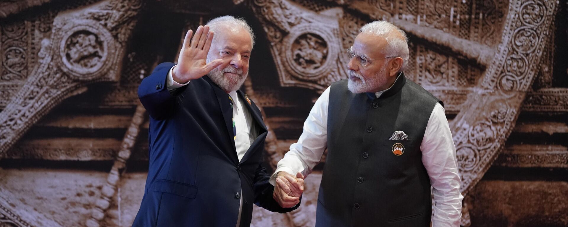 Lula e Narendra Modi, Nova Deli, Índia, 9 de setembro de 2023 - Sputnik Brasil, 1920, 25.03.2024