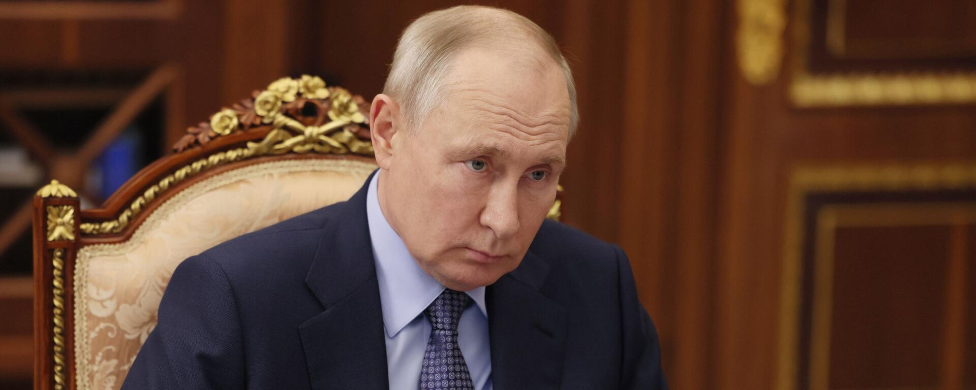 Vladimir Putin em reunião em Moscou. Rússia, 9 de outubro de 2023 - Sputnik Brasil, 1920, 17.10.2023