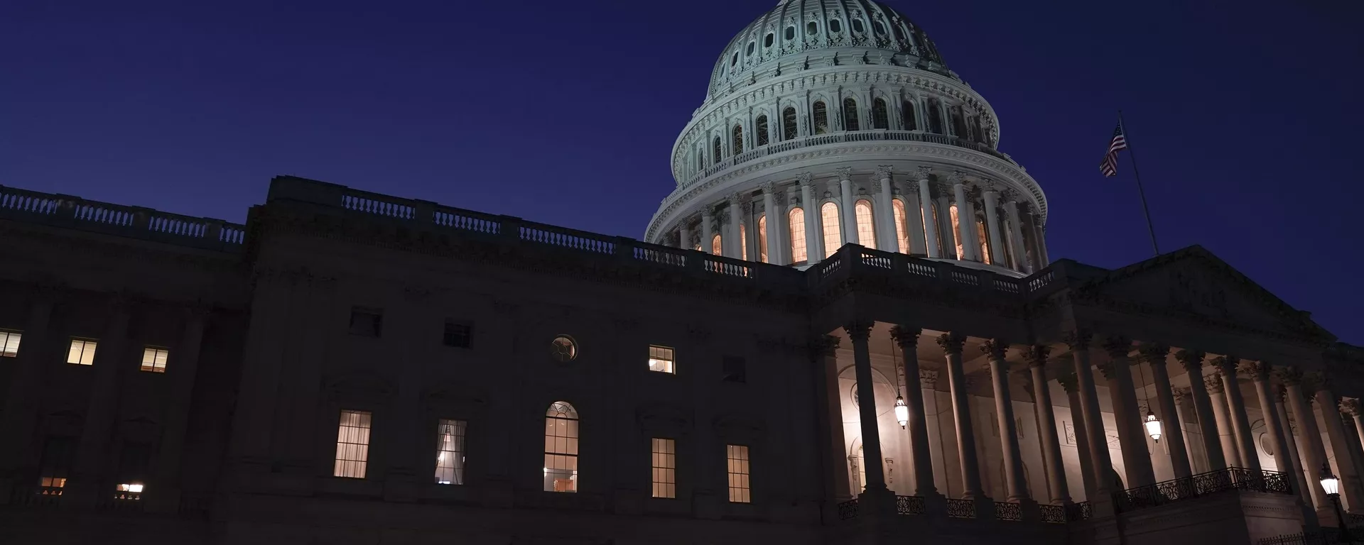 Capitólio dos EUA durante vigília à luz de velas por Israel, em Washington, EUA, 12 de outubro de 2023 - Sputnik Brasil, 1920, 18.10.2023