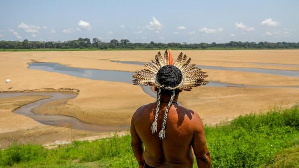 Seca registrada no Amazonas neste ano já é considerada a pior já vivenciada pelo estado. Brasil, 21 de outubro de 2023 - Sputnik Brasil