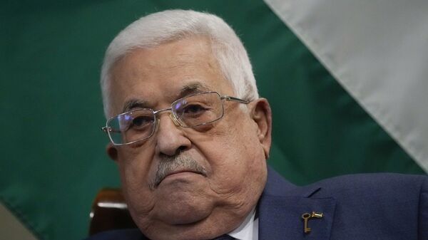 Mahmoud Abbas durante reunião em Amã. Jordânia, 17 de outubro de 2023 - Sputnik Brasil