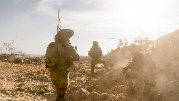 Forças de Defesa de Israel (FDI) em operação dentro da Faixa de Gaza - Sputnik Brasil
