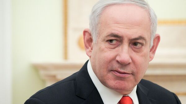 O primeiro-ministro israelense, Benjamin Netanyahu, participa de reunião com o presidente russo, Vladimir Putin, no Kremlin, em Moscou, na Rússia - Sputnik Brasil