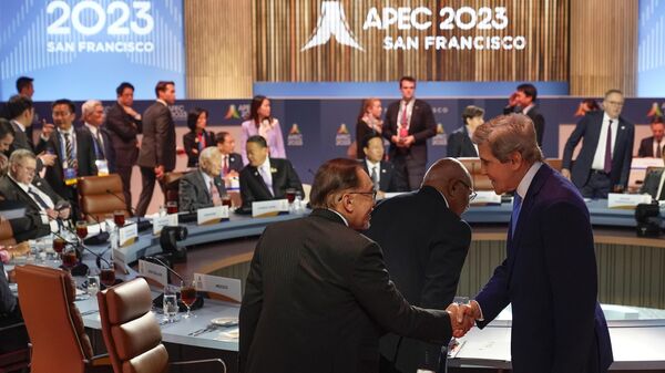 Autoridades de diversos países se reúnem na cúpula da Coordenação Ásia-Pacífico (APEC, na sigla em inglês). Estados Unidos, 16 de novembro de 2023 - Sputnik Brasil