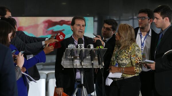 Paulinho da Força durante coletiva de imprensa em Brasília (DF) - Sputnik Brasil