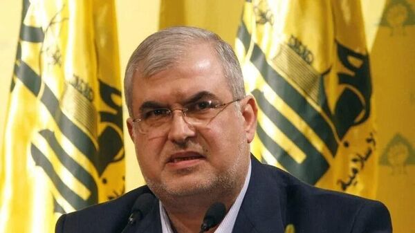 Mohammed Raad, presidente do bloco político do Hezbollah no Parlamento libanês - Sputnik Brasil