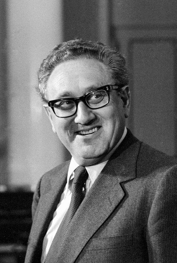 Ex-secretário de Estado dos EUA, assistente do presidente para Assuntos de Segurança Nacional, diplomata e especialista em relações internacionais, Henry Kissinger, 31.10.1974. - Sputnik Brasil