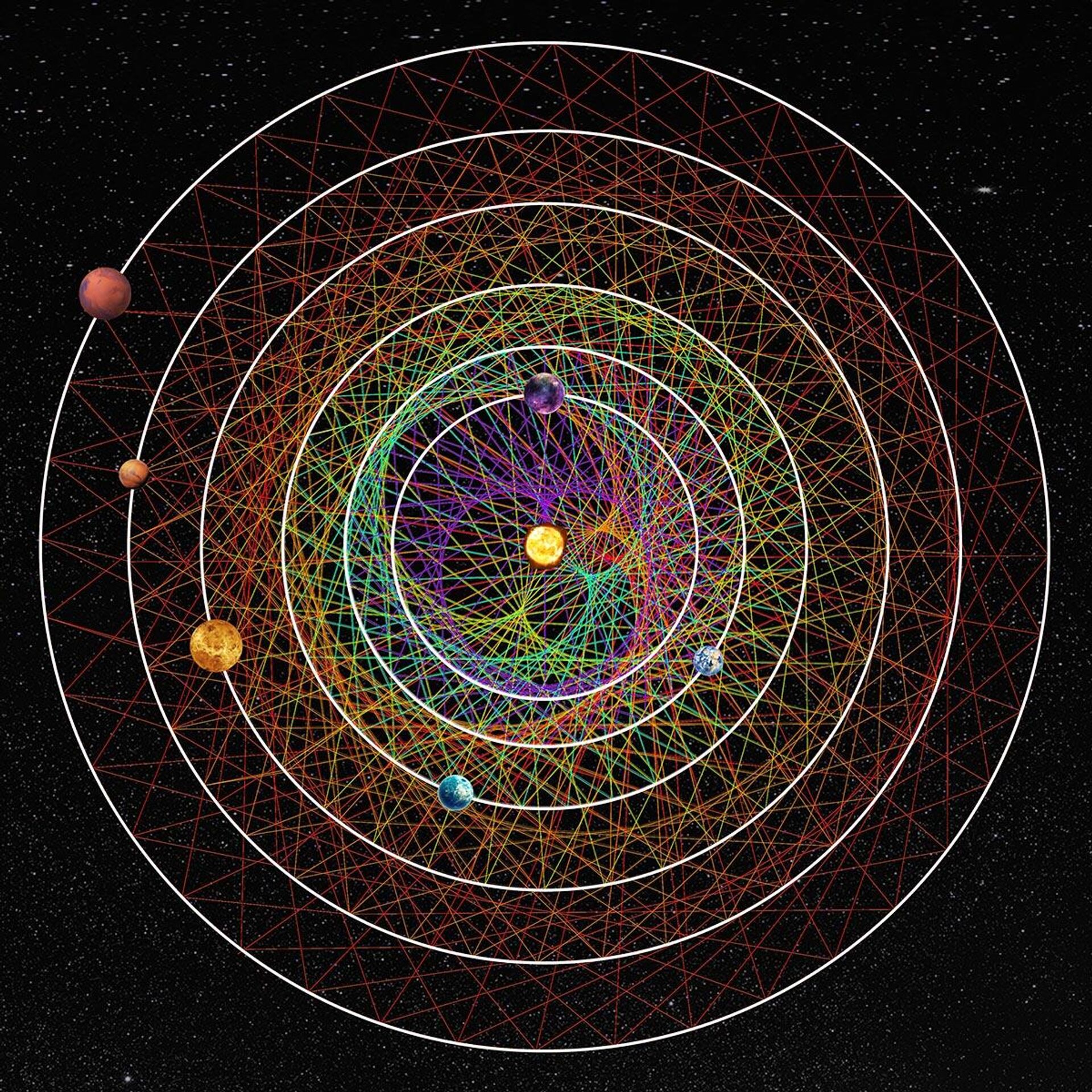 Novo sistema planetário incomum, HD 110067, composto por seis planetas que giram ao redor da sua brilhante estrela-mãe em harmonia rítmica perfeita - Sputnik Brasil, 1920, 30.11.2023