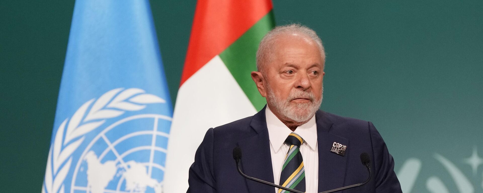 Lula discursa em sessão plenária na COP28, em Dubai. Emirados Árabes Unidos, 1º de dezembro de 2023 - Sputnik Brasil, 1920, 04.12.2023