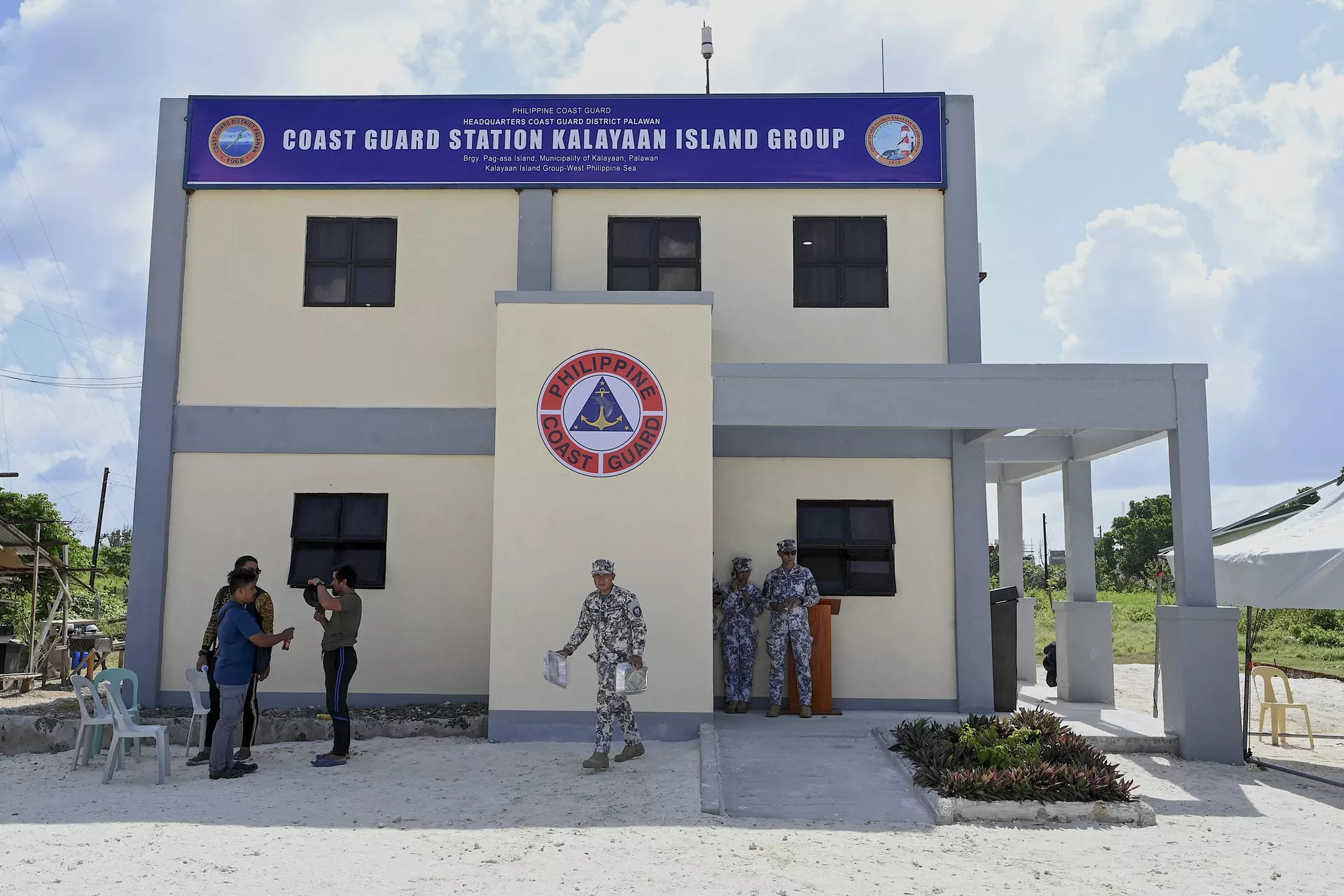A recém-inaugurada estação de monitoramento da Guarda Costeira das Filipinas na ilha Thitu, em 1º de dezembro de 2023 - Sputnik Brasil, 1920, 01.12.2023