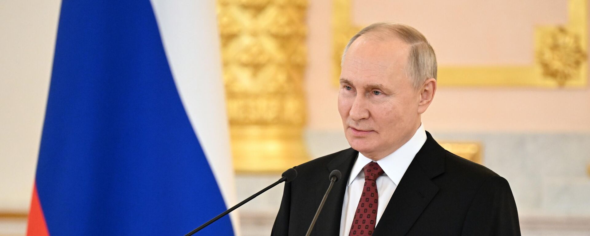 Vladimir Putin, presidente russo, discursa em cerimônia de entrega de credenciais a embaixadores estrangeiros extraordinários e plenipotenciários Grande Palácio do Kremlin, Moscou, Rússia, 4 de dezembro de 2023 - Sputnik Brasil, 1920, 04.12.2023