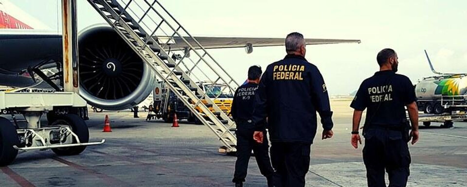 A Polícia Federal combate o tráfico internacional de drogas no Aeroporto Internacional de Guarulhos. São Paulo, 7 de dezembro de 2023 - Sputnik Brasil, 1920, 07.12.2023