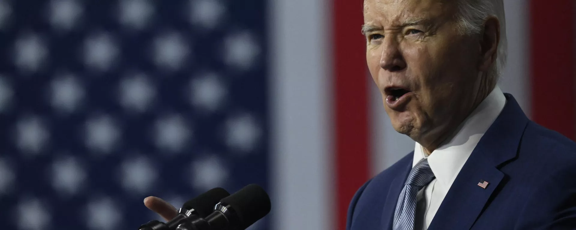 O presidente dos EUA, Joe Biden, faz comentários no Carpenters International Training Center, em Las Vegas. Nevada, 8 de dezembro de 2023 - Sputnik Brasil, 1920, 12.12.2023