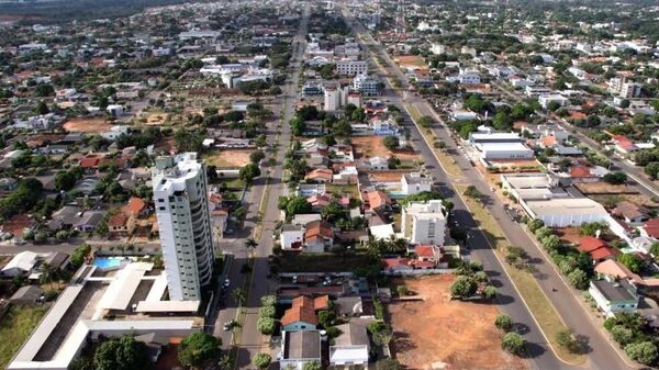 Vista aérea do município de Sorriso, no Mato Grosso  - Sputnik Brasil