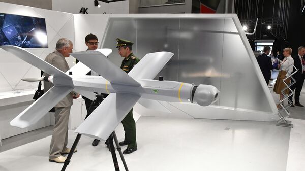 Drone Lancet da Rússia - Sputnik Brasil