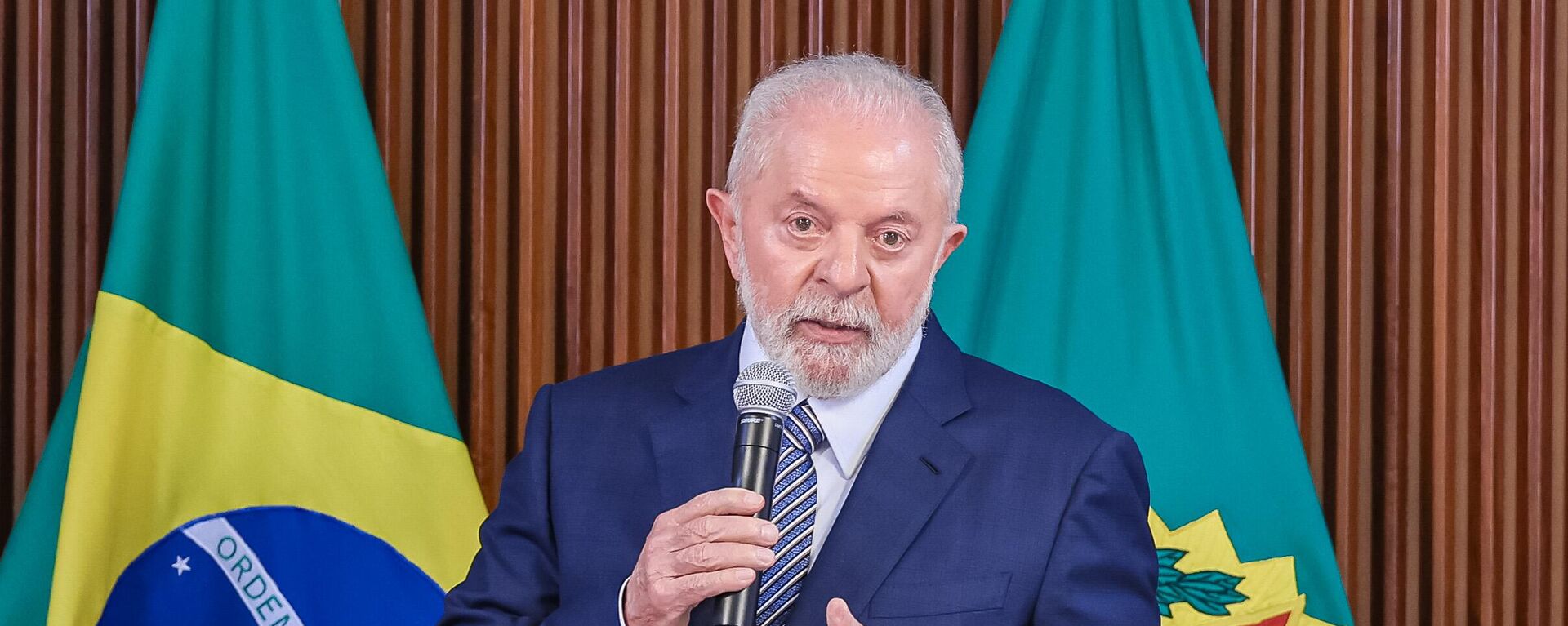 Presidente da República, Luiz Inácio Lula da Silva, durante reunião Ministerial, no Palácio do Planalto. Brasília, 20 de dezembro de 2023 - Sputnik Brasil, 1920, 06.01.2024
