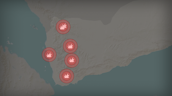 Mapa detalhado dos locais de ataques ocidentais ao Iêmen - Sputnik Brasil