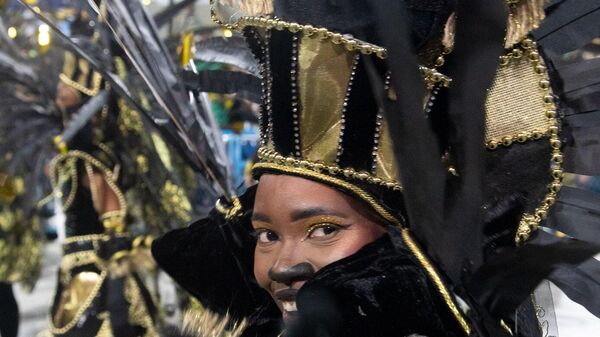Desfile de Carnaval da Portela, Sapucaí, 12 de fevereiro de 2024 - Sputnik Brasil