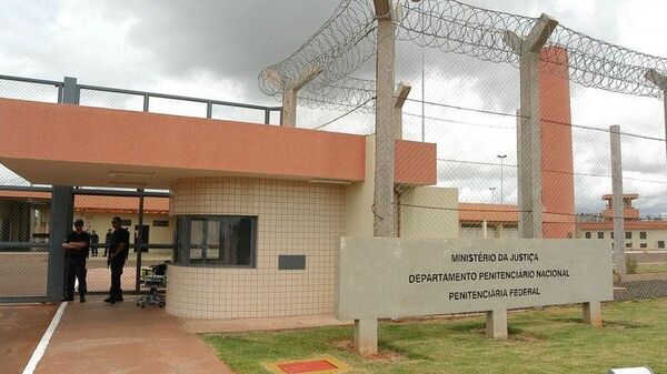 Entrada da Penitenciária Federal de Mossoró, localizada na região oeste do Rio Grande do Norte - Sputnik Brasil