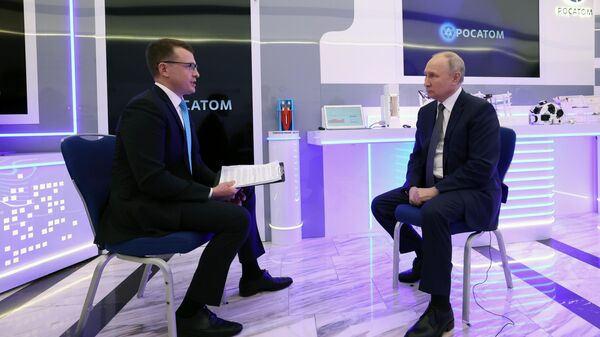 Entrevista do presidente russo, Vladimir Putin, ao jornalista Pavel Zarubin, 18 de fevereiro de 2024 - Sputnik Brasil