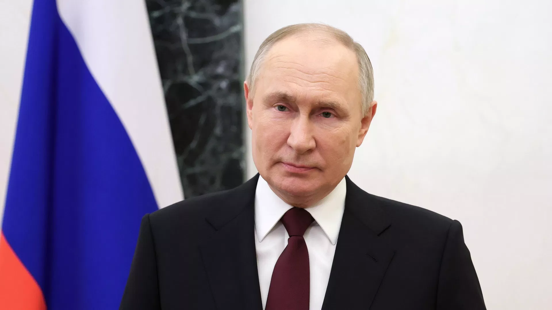 Presidente da Rússia, Vladimir Putin, durante as felicitações aos veteranos, pessoal militar, funcionários civis das Forças Armadas e todos os cidadãos da Rússia no Dia do Defensor da Pátria. 23 de fevereiro de 2024 - Sputnik Brasil, 1920, 13.03.2024
