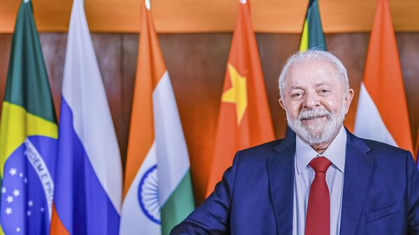  Presidente da República, Luiz Inácio Lula da Silva, durante Cúpula Virtual Extraordinária do BRICS, 11 de novembro de 2023 - Sputnik Brasil