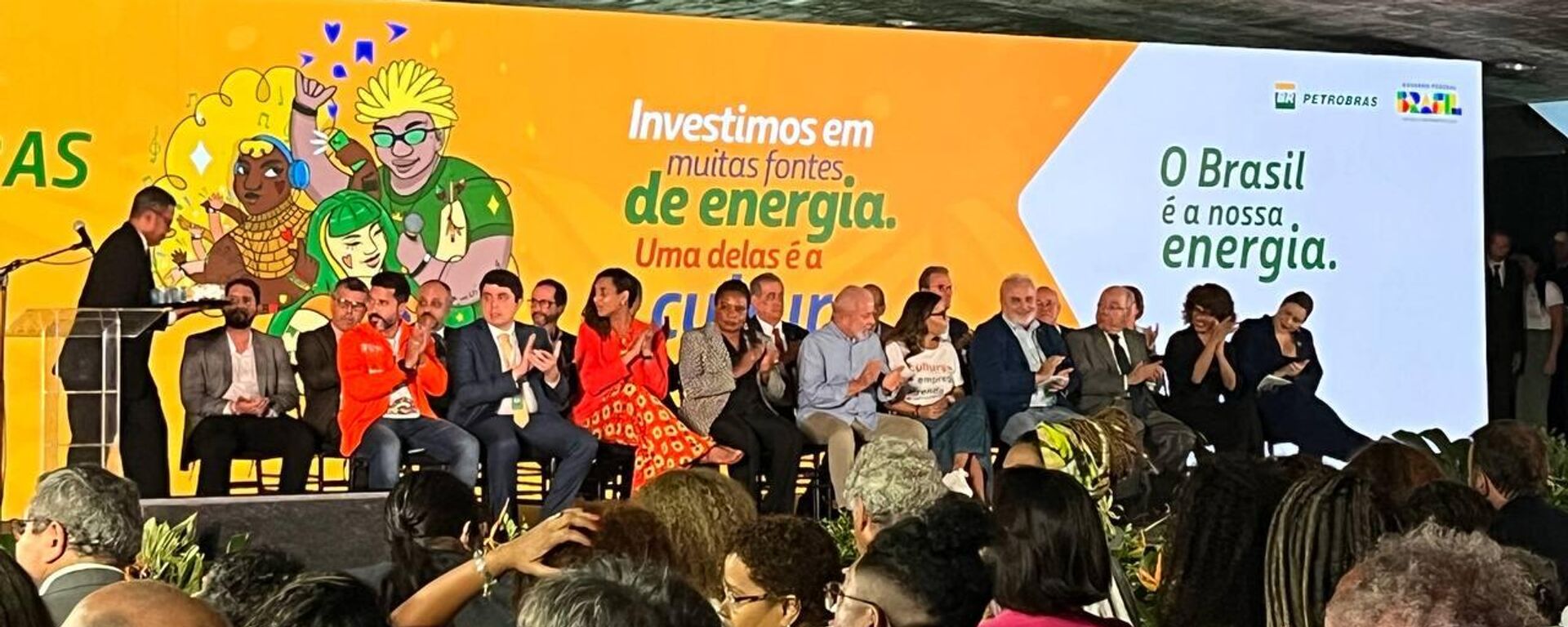Presidente Luiz Inácio Lula da Silva (PT) no lançamento do novo edital do Programa Petrobras Cultural no Rio de Janeiro, 23 de fevereiro de 2024 - Sputnik Brasil, 1920, 23.02.2024