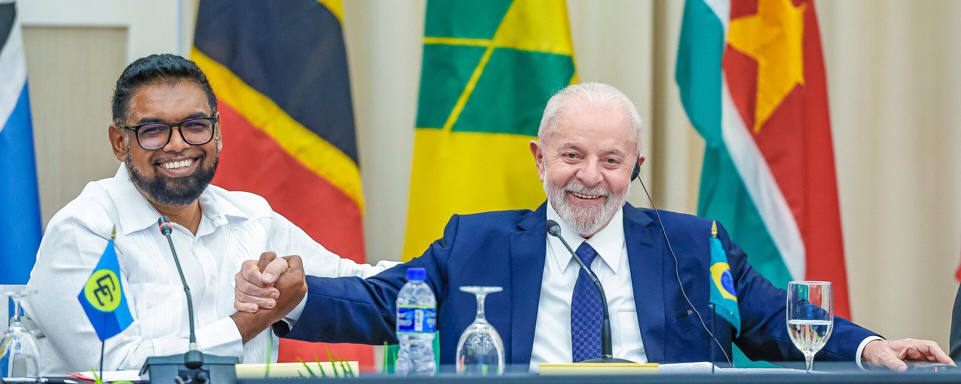 Presidente Luiz Inácio Lula da Silva durante a 46ª Conferência de Chefes de Governo da Comunidade do Caribe (Caricom). Georgetown, Guiana, 28 de fevereiro de 2024 - Sputnik Brasil, 1920, 28.02.2024