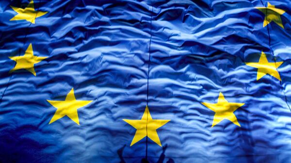 Bandeira da União Europeia (UE) - Sputnik Brasil