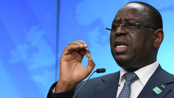Macky Sall, presidente de Senegal. - Sputnik Brasil