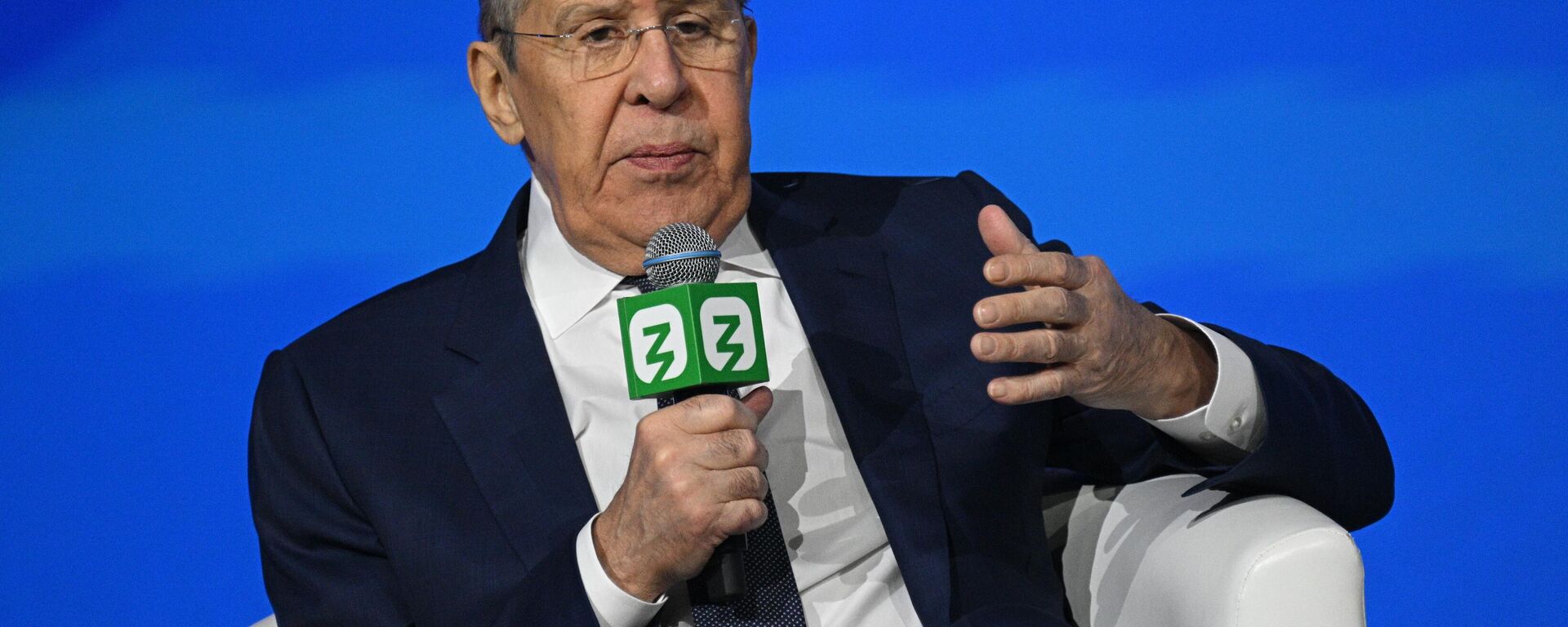 O ministro das Relações Exteriores da Rússia, Sergey Lavrov durante o Festival Mundial da Juventude 2024 - Sputnik Brasil, 1920, 04.03.2024