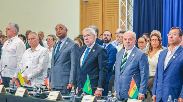 8ª Cúpula de Chefes de Estado e de Governo da Comunidade de Estados Latino- Americanos e Caribenhos (CELAC), em fevereiro de 2024 - Sputnik Brasil