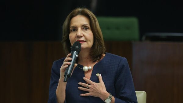 Martha Rocha debate os dez anos da Lei Maria da Penha, em Brasília (DF). Brasil, 11 de agosto de 2016 - Sputnik Brasil