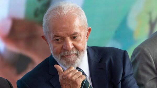 Lula durante a solenidade de anúncio de 100 novos Institutos Federais. Brasília (DF), 12 de março de 2024 - Sputnik Brasil