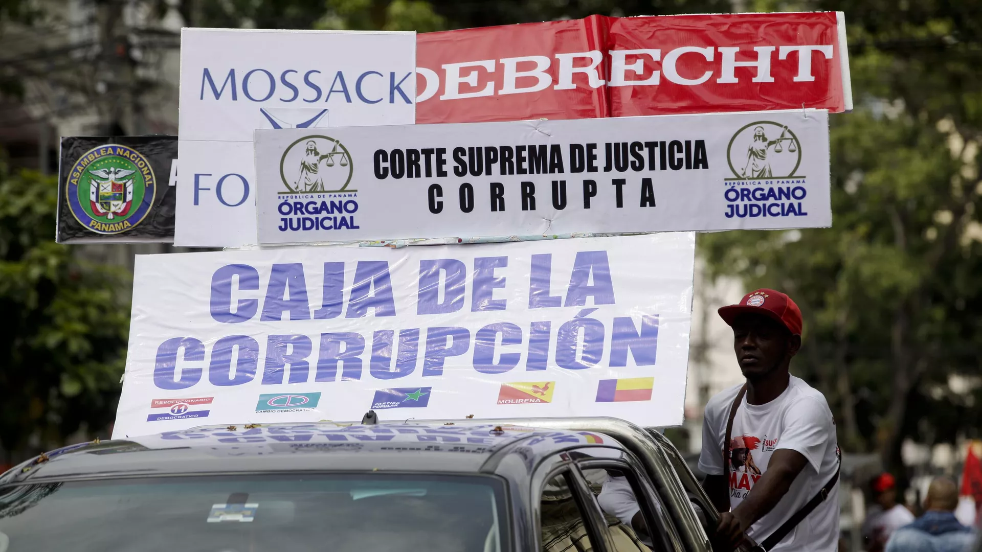 Protesto contra a corrupção no Panamá após descoberta de esquema de corrupção que envolvia pagamento de propina pela Odebrecht a políticos locais. Cidade do Panamá, 1º de março de 2017 - Sputnik Brasil, 1920, 18.03.2024