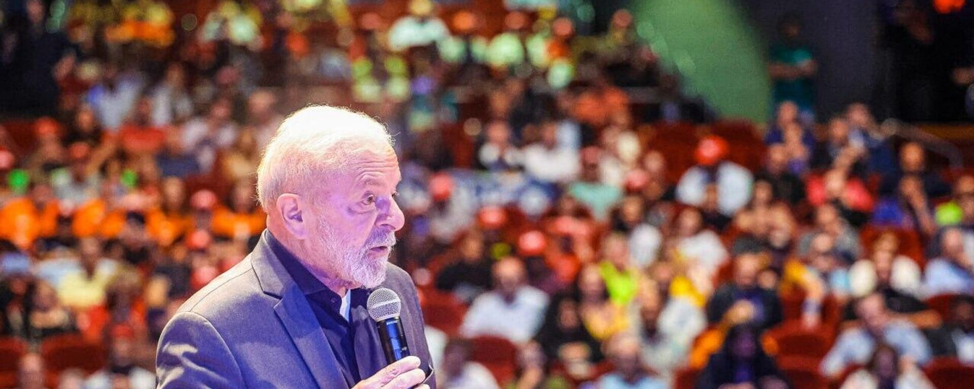 Presidente Lula durante discurso nesta sexta-feira, em Porto Alegre - Sputnik Brasil, 1920, 15.03.2024